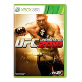 Jogo Ufc Undisputed 2010 Xbox 360 Física Original (seminovo)