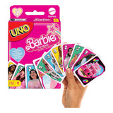 Jogo Uno Barbie Original Rosa Lançamento
