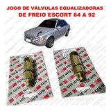 Jogo Valvulas Equalizadora Freio Escort 84/92