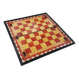 Jogo Xadrez Peça Tabuleiro Gamão Escolar Oficial Manual Dama