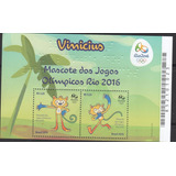 Jogos Olímpicos Rio 2016 - Bloco Mascote Vinicius