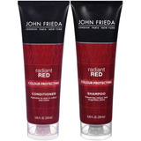 John Frieda Radiant Red - Para Cabelos Vermelhos Kit C/02