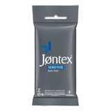 Jontex Preservativo Sensitive + Fino Com 6 Unidades