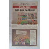 Jornal Do Brasil Caderno Esportivo 2 Julho 2002 6 Páginas*