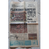 Jornal Globo Esportivo Flamengo Campeão 1° T Carioca Esp. 79