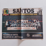 Jornal Lance Santos Campeão Libertadores 2011 Pôster