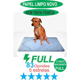 Jornal Pet Para Cachorro 500 Unid, Sem Impressão, Reciclado,tapete Papel Reciclado Cinza, Boa Absorção Top + Brinde