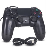 Joystick Controle Com Fio Para Ps4 E Pc