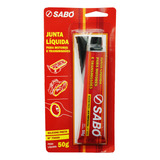 Junta Cola Silicone Sabó Alta Temperatura Preto Motor 75000