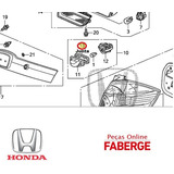 Junta Lente Luz Da Placa Honda Fit 2004 A 14 Original