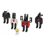 Jx Brinquedos De Blocos De Construção De Banheiros Skibidi