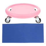 K Tapete De Ajoelhamento Ab Wheel Roller Slider Gym K