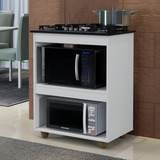 Kaiki Móveis Turim Kaiki Balcão De Cozinha Para Cooktop 5 Bocas Cor Branca
