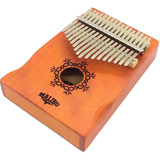 Kalimba 17 Notas Malibu Kb50 Mahogany Dó Bag E Acessórios