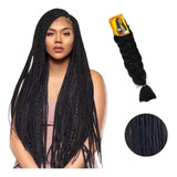 Kanekalon Cabelo Jumbo Preto X-pression 190cm 345g Weng