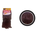 Kanekalon Jumbo Tranças Box Braid Superx 400g Fibra Especial Cor Cor - T2/99j - Castanho Escuro Marsala