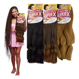 Kanekalon Jumbo Tranças Box Braid Superx 400g Fibra Especial