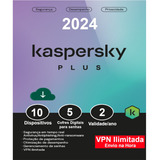 Kaspersky Antivírus Plus 10 Usuários 2 Anos