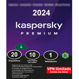 Kaspersky Antivrus Premium 20 Dispositivos 1 Ano