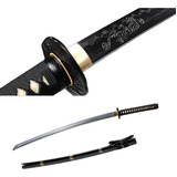 Katana Com Corte Espada Samurai Afiada Aço Dobrado Forjado