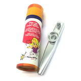 Kazoo Profissional Prateado Metalico C/ Nf