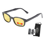 Kds X Polarizado | Óculos Original Amarelo Harley Soa Jax