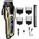 Kemei Profissional Km-1990 Preto/dourado 110v/220v Máquina Cortador De Cabelo