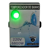 Keper Temporizador Chuveiro 220v 100w Até 6800w Tempos Programáveis