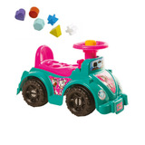 Ketokinha Carrinho Andador Infantil Motoquinha Fusca Rosa