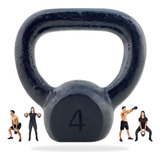 Kettlebell 4 Kg Treino Exercício Funcional Academia Crossfit