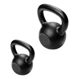 Kettlebell De 4 E 6 Kg Ferro Pintados Academia Fitness Fixa