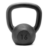 Kettlebell Pintado Preto 16kg Treino Academia Casa Funcional