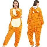 Kigurumi De Animal Tigrão Pijama Adulto