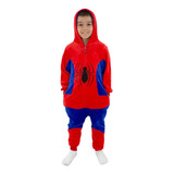 Kigurumi Homem Aranha Infantil Pijama Menino