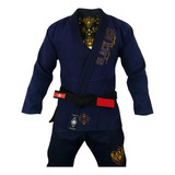 Kimono Black Ace Just Fight - Navy Gold
