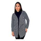 Kimono Casaco Cardigan Feminino Zig Zag Suzy Luxo