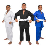Kimono Infantil Haganah Judô Jiu Jitsu Reforçado + Faixa