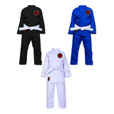 Kimono Infantil Jiu Jitsu - Judô Red Dragon + Faixa Branca