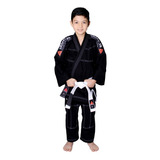 Kimono Jiu Jitsu Judo Infantil Reforçado + Faixa Gratis!