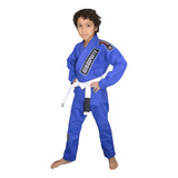 Kimono Jiu Jitsu Keiko Juvenil Pro Azul Infantil