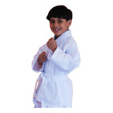 Kimono Jiu-jitsu Judô Infantil 1 Fit Promocional Branco