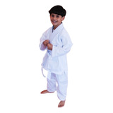 Kimono Jiu-jitsu Judô Infantil Reforçado Branco