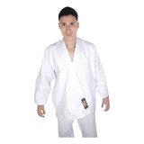 Kimono Karate Adulto Reforçado Branco 1 Fit