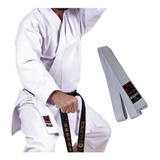 Kimono Karate Lona K10 + Faixa Branca Iniciante