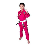 Kimono Rosa Jiu-jitsu Judo Reforçado +
