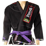 Kimono Silver Jiu Jitsu Starflex Com Bolsa Fight Academia