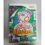 Kirbys Epic Yarn Wii Original Físico Completo C/ Manual Ntsc