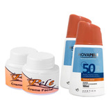 Kit - 2 Creme Facial Nova Pele + 2 Filtro Solar Fps 50