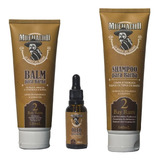 Kit - Shampoo, Balm E Óleo Para Barba Bay Rum - Muchacho
