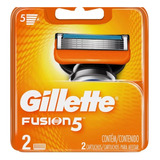 Kit. 2 Un Carga Gillette Fusion 5 Com 2 Unidades